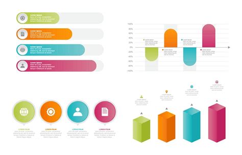 Bar Chart Graph Diagram Statistical Business Infographic Element Set 2178636 Vector Art at Vecteezy