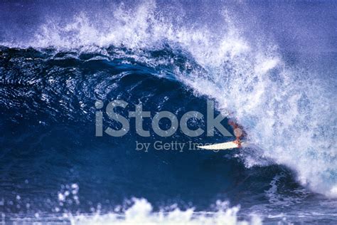 Surfing On The North Shore Stock Photo | Royalty-Free | FreeImages