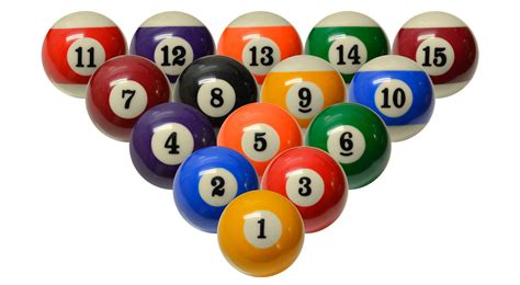 Individual Standard Pool Ball (2 1/4″, asst. numbers) - Discount Pool Tables Canada