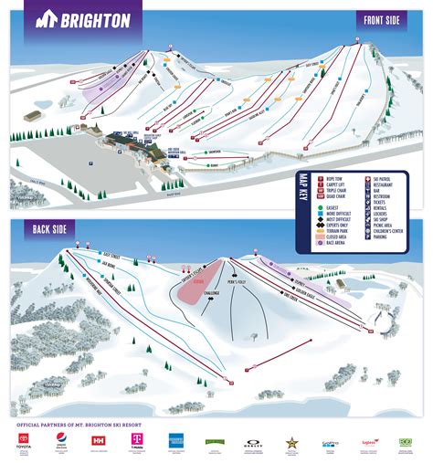 Mount Brighton Piste And Ski Trail Maps