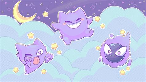 4K Ghost Pokémon Wallpapers | Background Images