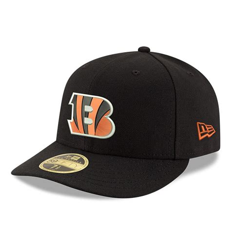 Cincinnati Bengals New Era Omaha Low Profile 59FIFTY Structured Hat - Black