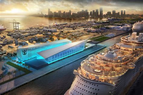 Royal Caribbean’s sleek new terminal tops off at PortMiami - Curbed Miami