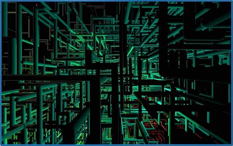 Windows 3d pipes screensaver - Download free