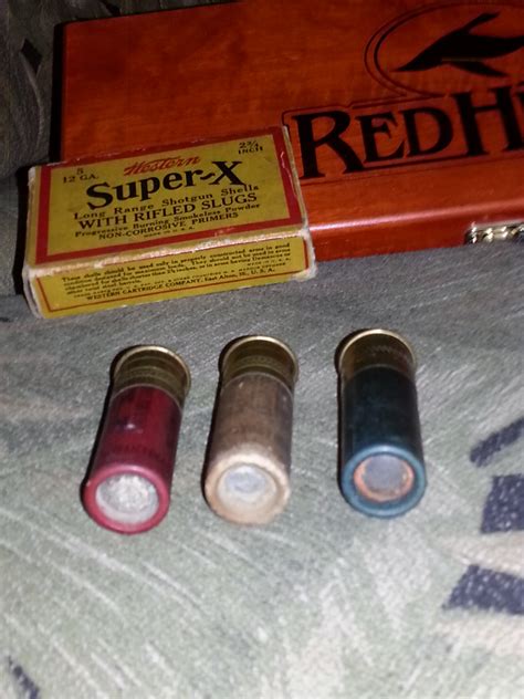 Antique shotgun shells.