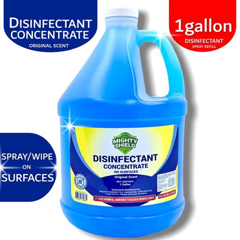 Mighty Shield DISINFECTANT CONCENTRATE 1 GALLON - SHIELD DISINFECTANT ...