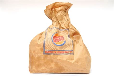 Burger King packaging editorial image. Image of burger - 21754235