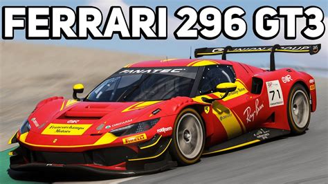 The NEW Ferrari 296 GT3 Car Mod For Assetto Corsa!! - YouTube