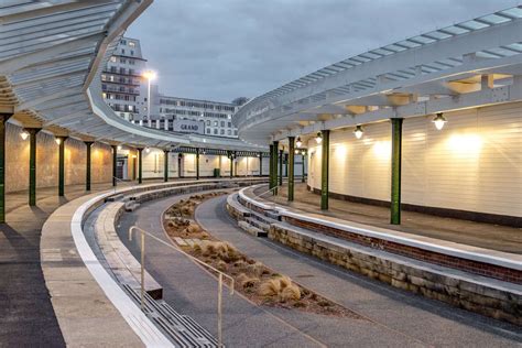 Folkestone harbour station revealed to public