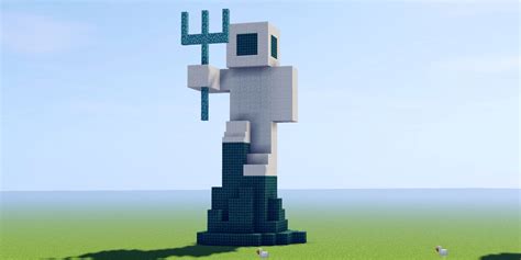 Detail Minecraft Trident Statue Koleksi Nomer 38