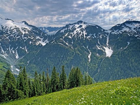 North Cascade Mountains in Washington State Photograph by Brendan Reals