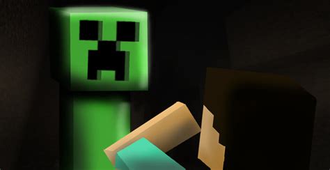 Minecraft Steve vs. Creeper by jarkey11 on DeviantArt