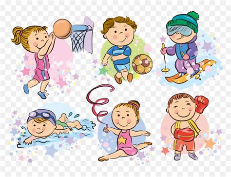 Cartoon Sport Clip Art - Sports For Kids, HD Png Download - vhv