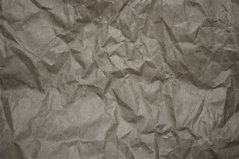 Crumpled Gray Paper Texture – Photos Public Domain