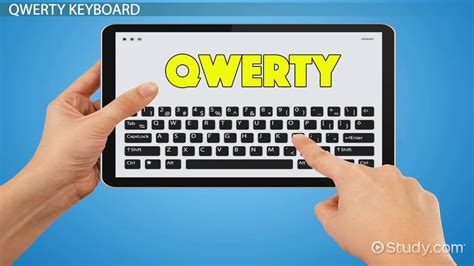 QWERTY Keyboard Meaning, History & Layout - Video & Lesson Transcript ...