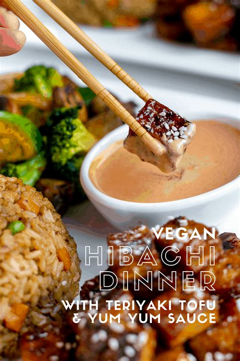 Vegan Hibachi Dinner with Teriyaki Tofu - MN Veg Head