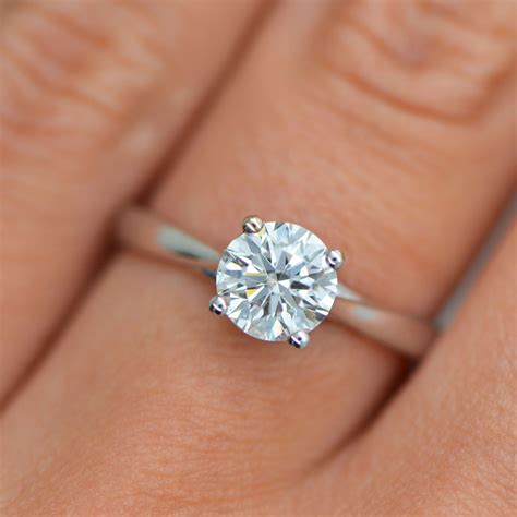 Best 22 1 Carat Diamond solitaire Engagement Ring - Home, Family, Style ...