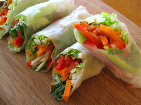 Spork and Skewer: Fresh Veggie Spring Rolls