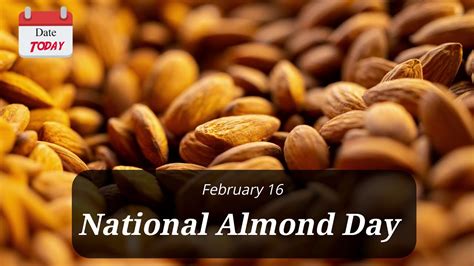 Date Today : 16 February - National Almond Day 2022 | On this day ...