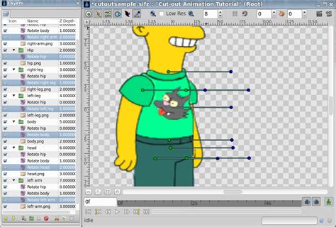 Cut-out Animation - Synfig Animation Studio