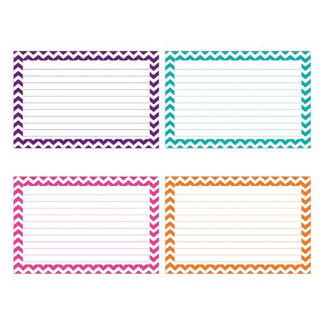 4 X 6 Index Card Template