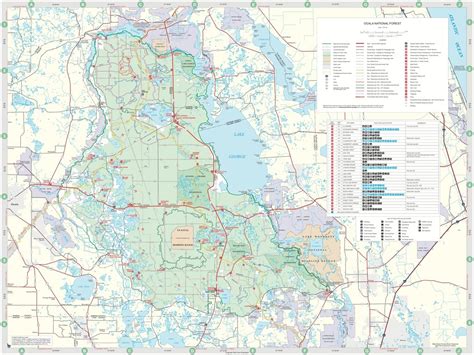 Ocala National Forest - Maplets - National Forests In Florida Map ...