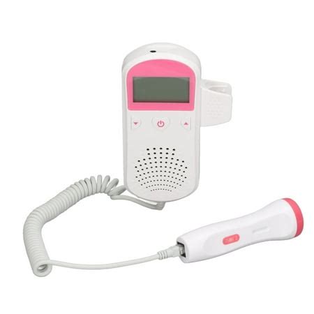 Fetal Heart Monitor, LCD Display Inbuilt Speaker Battery Powered Baby ...