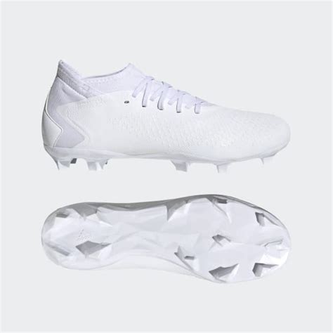 adidas Predator Accuracy.3 Firm Ground Soccer Cleats - White | Unisex Soccer | adidas US