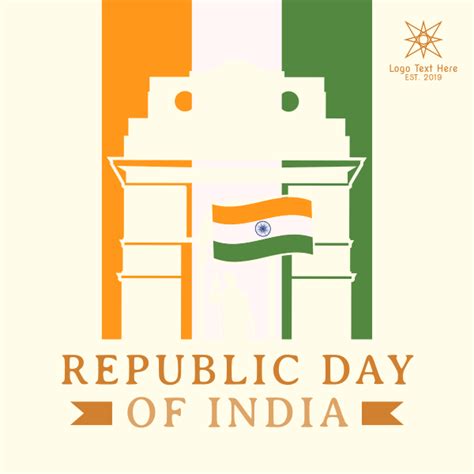 Republic Day of India Instagram post | BrandCrowd Instagram post Maker