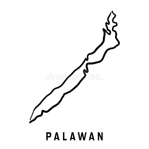 Map Palawan Island Philippines Stock Illustrations – 150 Map Palawan ...