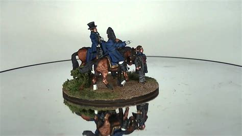 28mm Napoleonic British Command Diorama - YouTube