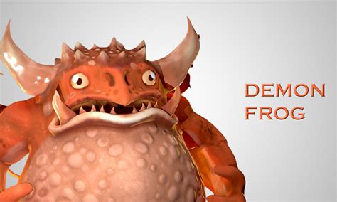 Stylised 3D Demon Frog by Raed Ch on Dribbble