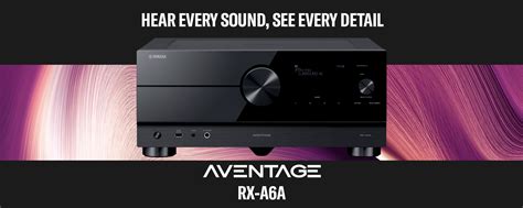 RX-A6A AV Receiver Specs - Yamaha USA