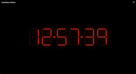 Clockface Online - Live Clock Face - Home