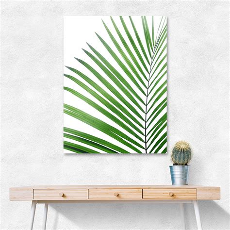 Green Palm Leaf Wall Art