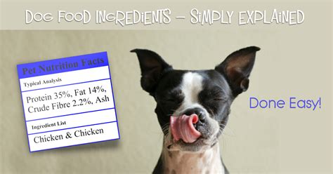 Dog Food Ingredients – Labels Simply Explained - Wag The Dog UK