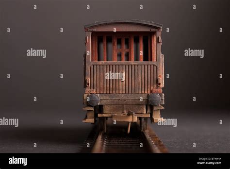 British Railways 20 Ton Brake Van, rear view Stock Photo - Alamy