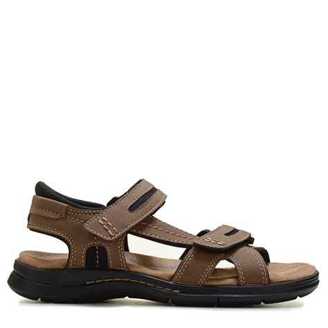 Dockers Leather Solano 2 Memory Foam Sandals in Dark Tan (Brown) for ...