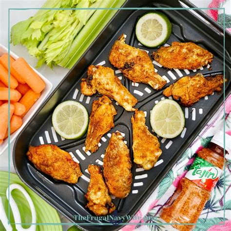 Air Fryer Tajin Chicken Wings Recipe - The Frugal Navy Wife