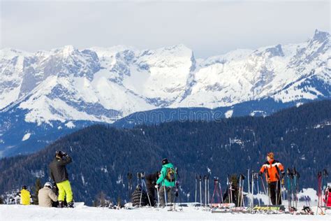 Skiing alps editorial image. Image of alpine, leisure - 28503195