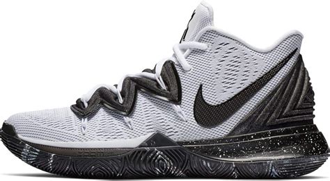 Amazon.com | Nike Mens Kyrie 5 Basketball Shoes (8, White/Black) | Shoes