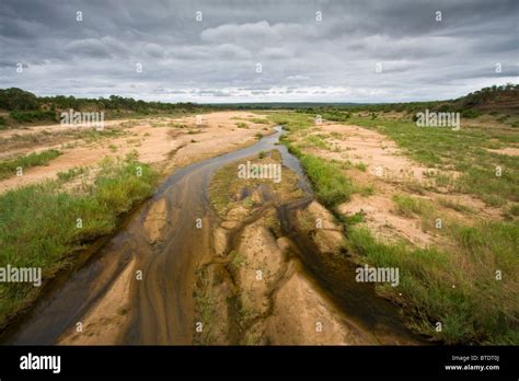 Landscape with stream Stock Photo - Alamy