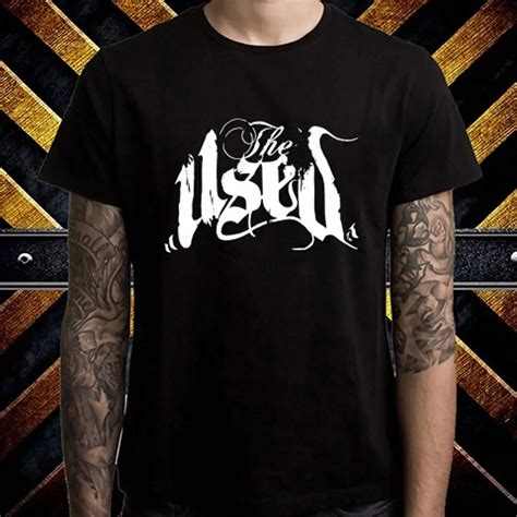 The Used Heavy Metal Band Logo Men's Black T Shirt Size S M L XL 2XL ...