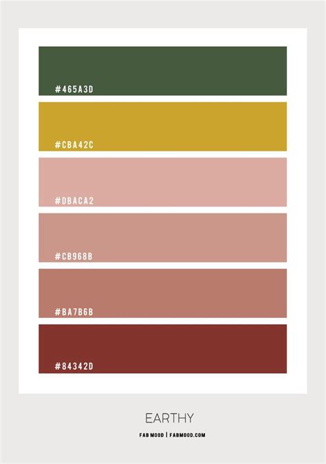 Earth Tone Colour Scheme #Colour Palette 120 | Color schemes colour ...