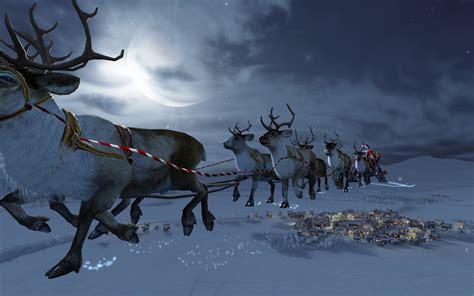 🔥 [30+] Santa's Sleigh In The Sky Wallpapers | WallpaperSafari