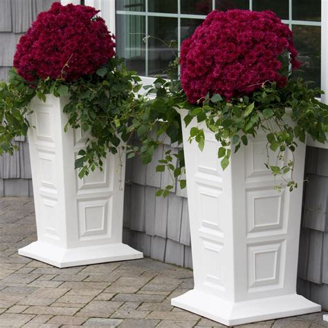 Picture Of Tall Planters For Outdoors References - Planter Ideas