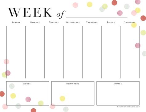 Editable June 2018 Weekly Planner | Weekly planner template, Weekly planner printable, Weekly ...