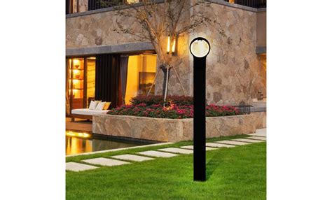 2 x lampadaire led 4 watts luminaire sur pied éclairage espace extérieur jardin terrasse ip44 ...
