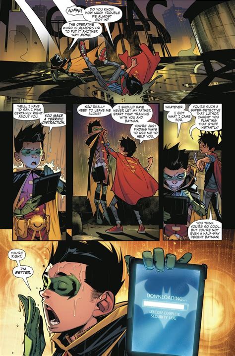 Super Sons issue 2 Damian "little shit" Wayne | Comics, Batman and ...