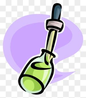 Vector Illustration Of Eye Dropper Pasteur Pipette - Cartoon Eye Drop Png - Free Transparent PNG ...